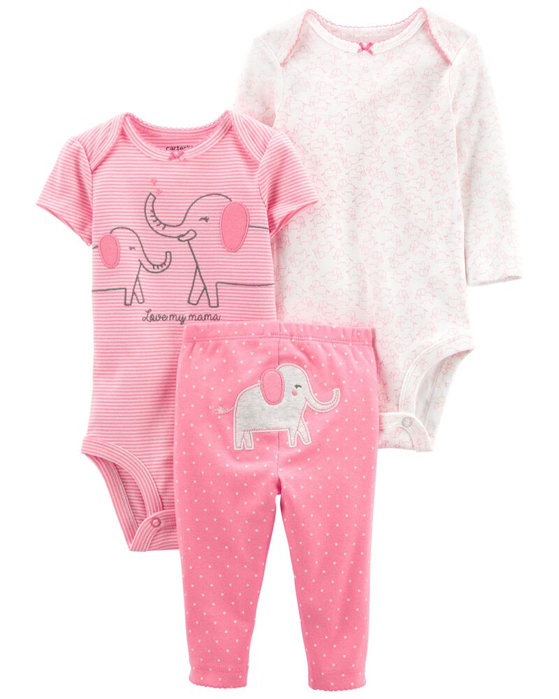 Carter S Baby 2 Piece Elephant Coverall Set Carter S Baby 2 Piece Elephant Coverall Set